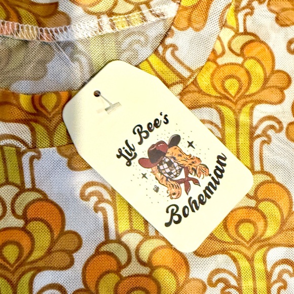 Gold/Yellow Mesh Shirt NWT - Picture 2 of 4